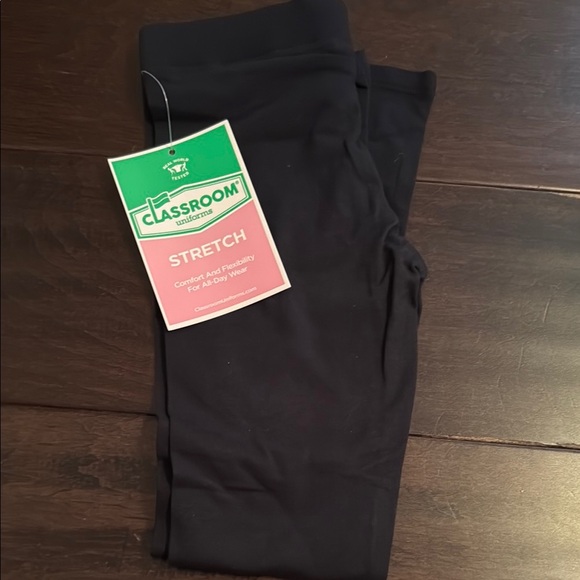 NWT Classroom Uniforms Girls Stretch Leggings in Navy Blue size XS! - Picture 1 of 5